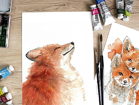 20250920-Aquarell-Workshop-Fuchs