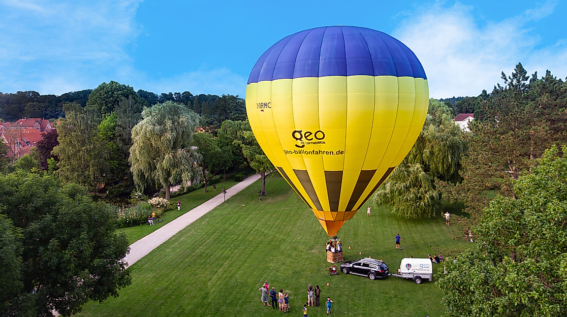 Heißluftballonfahrt