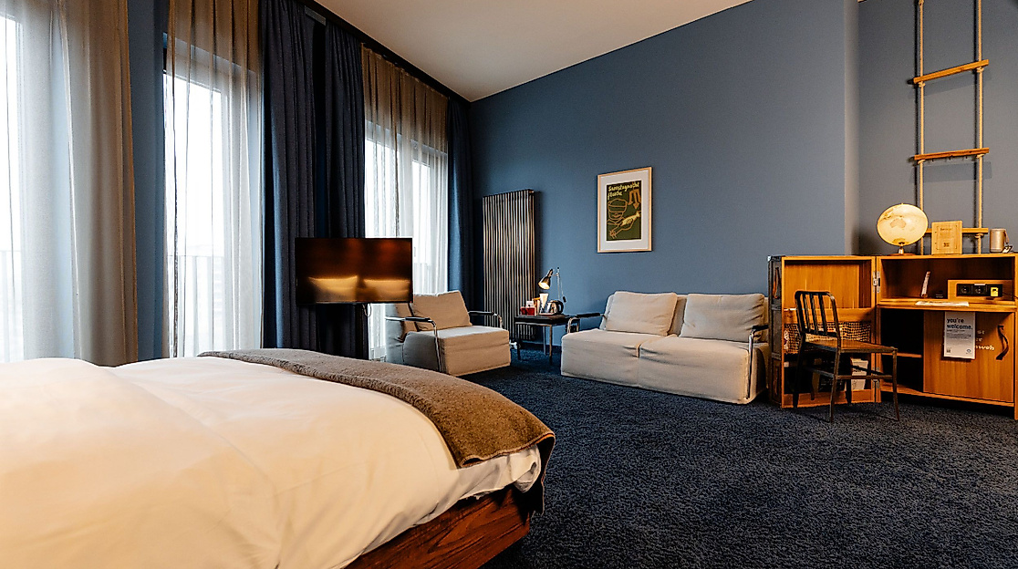 25hours Hotel HafenCity: Zimmer Extra Large
