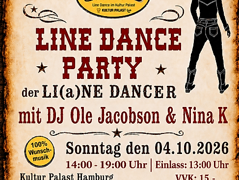 Line Dance Party der LI(a)NE DANCER mit DJ Ole Jacobson