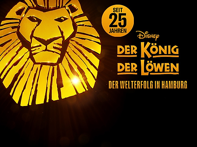 25 Jahre der Disneys DER KÖNIG DER LÖWEN Logo