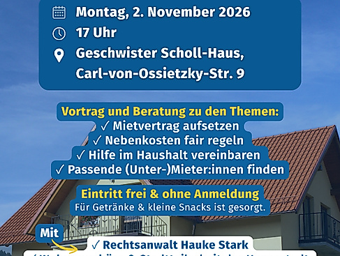Zimmer frei? (Unter-)Vermietung gut gestalten!
