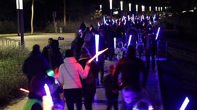 Leuchtstab-/ LED-Wanderung