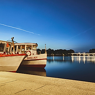 Lichterfahrt auf der Alster