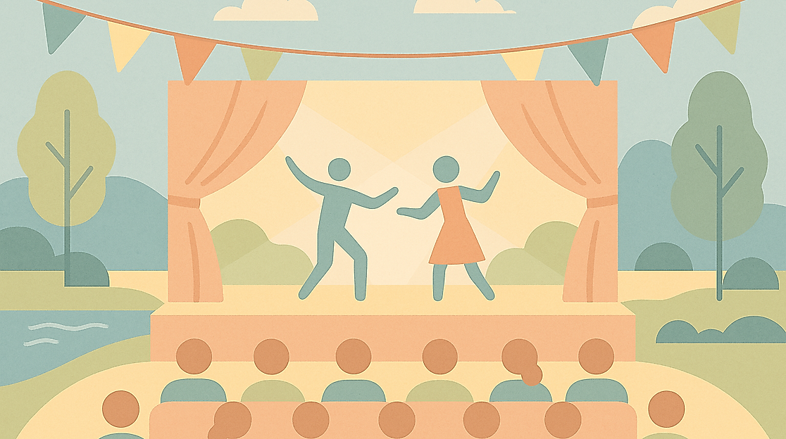 Theatervorstellung im Freien