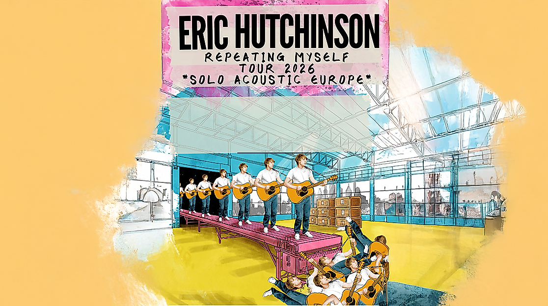 Eric Hutchinson - Repeating Myself Tour 2026 - Solo Acoustic Europe
