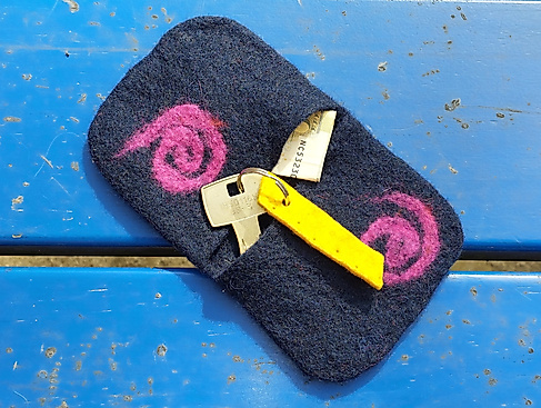 Filzen für Kinder: Klapptäschchen