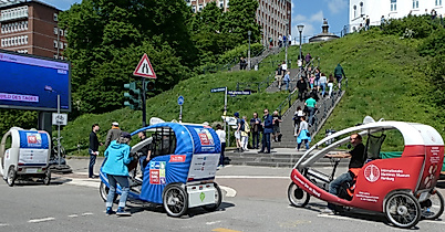 Stadtrundfahrt per E-Rikscha & Fahrrad