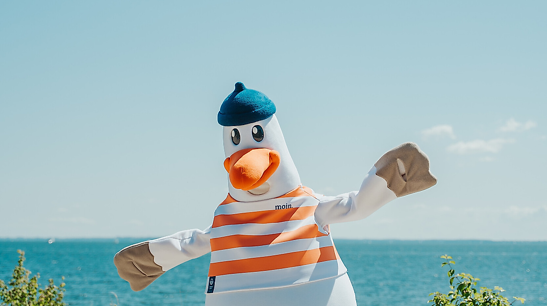 Promenadenfest Sierksdorf 2025 Mads Möwe © TALB Joelle Dörnath(1)