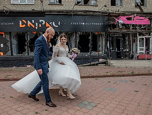 Hochzeit in Isjum