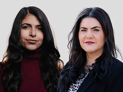 (v.l.n.r.) Daniela Sepehri, Mariam Claren