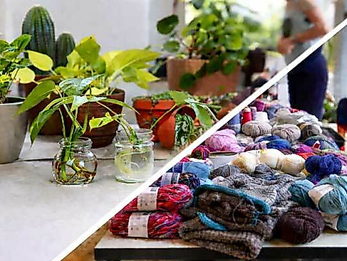 Handarbeitshafen trifft Pflanzentauschmarkt & Art Jam