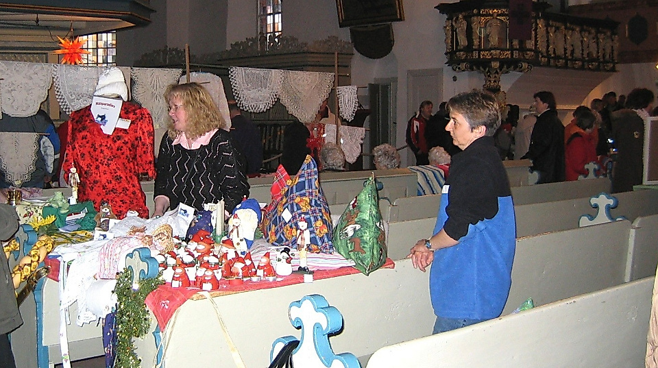 Adventsmarkt in der Kirche, Wesselburen