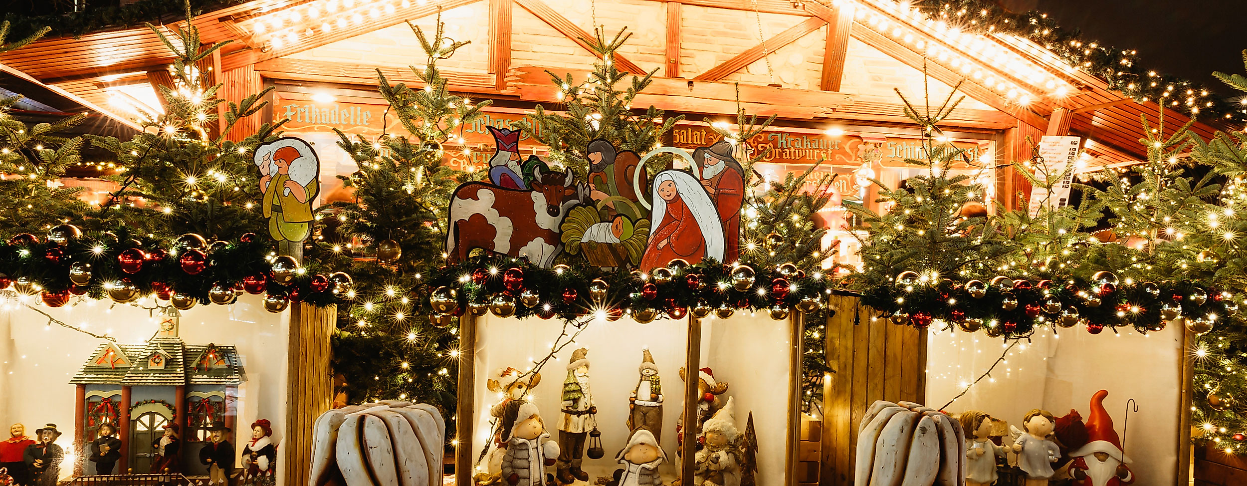 Krippe an der St.Petri Kirche