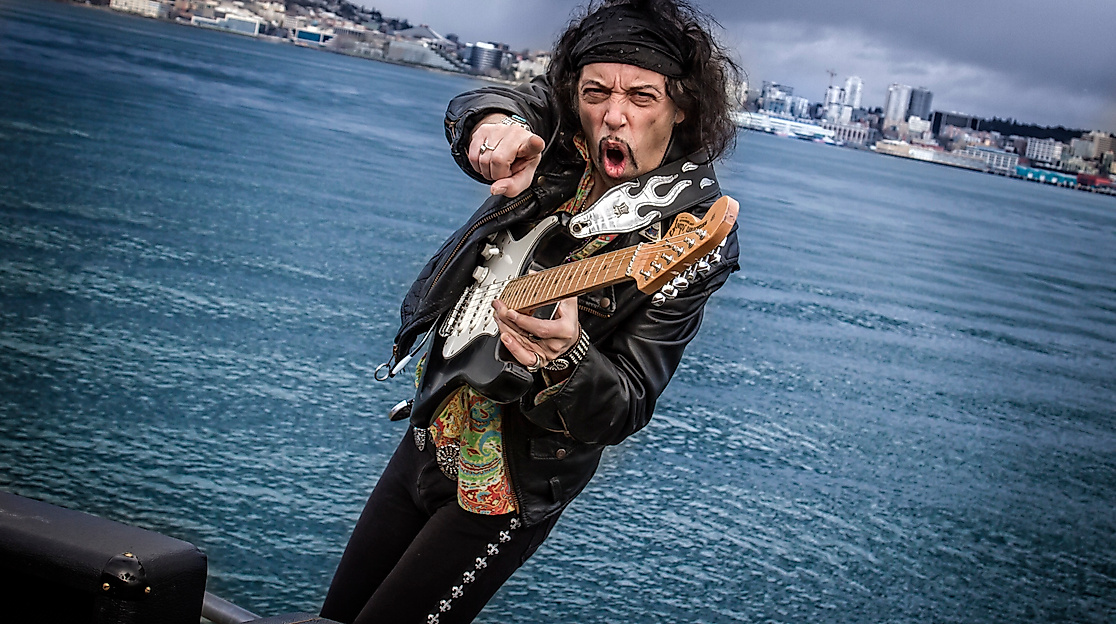 Rockiger Auftritt am Wasser