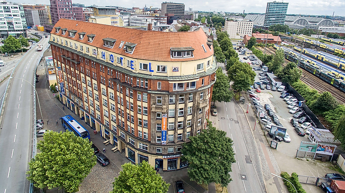 A&O Hamburg Hauptbahhof: Außenansicht