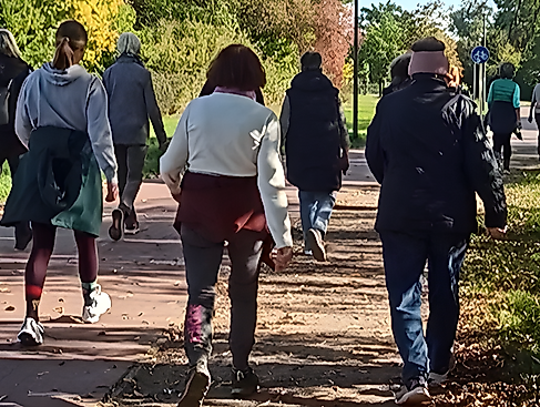 Yogawalk rund um den See