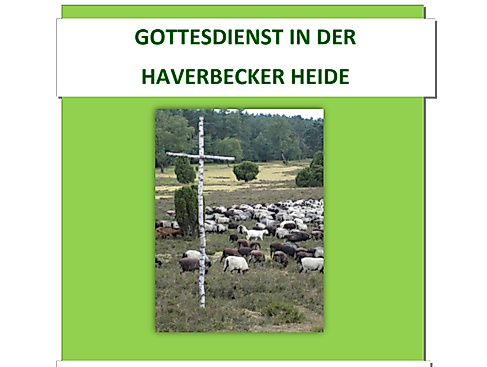 Gottesdienst in der Haverbecker Heide