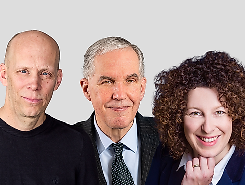 Konstantin Richter, Prof. Dr. Burkhard Schwenker, Simone Salden (v.l.n.r.)