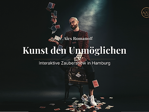 "Kunst des Unmöglichen" Zaubershow in Hamburg - Poster
