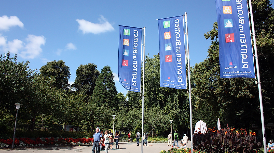 Treffpunkt: Planten un Blomen (Eingang Stephansplatz)