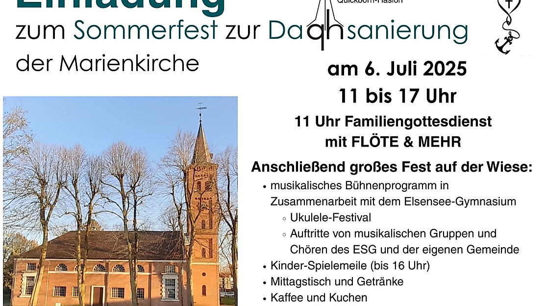 Sommerfest zur Dachsanierung