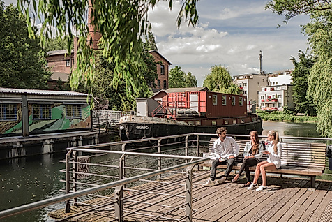 Mittagspause in Wilhelmsburg in Hamburg