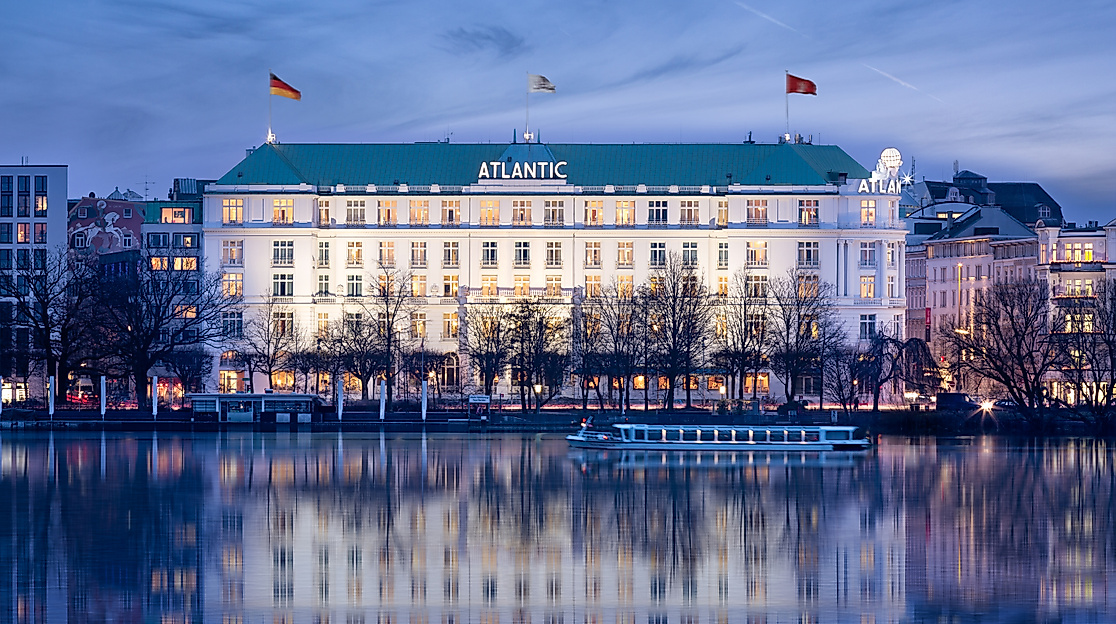 Hotel Atlantic - bei Nacht