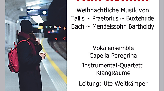 "Nun komm!" - Weihnachtskonzert mit dem Vokalensemble Capella Peregrina