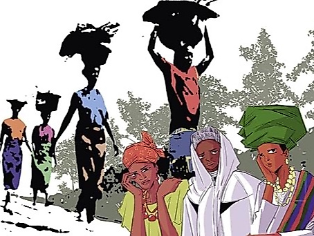 Titel „Rest for the Weary“ von der Künstlerin Gift Amarachi Ottah