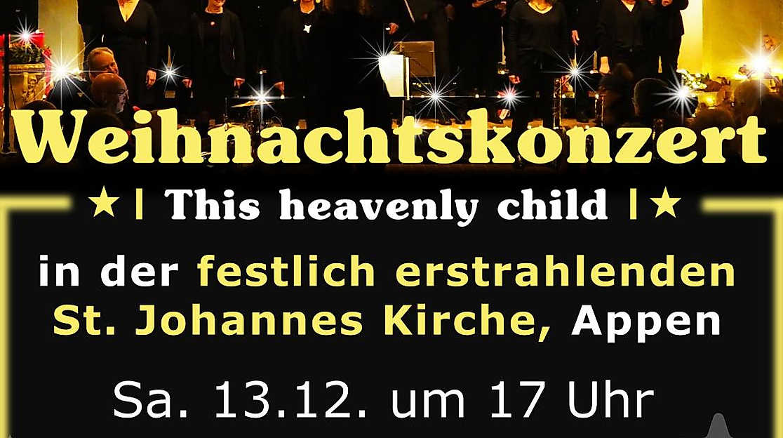 Plakat Weihnachtskonzert 2025
