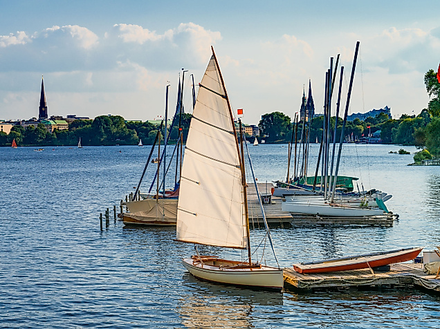 Segeln auf der Alster