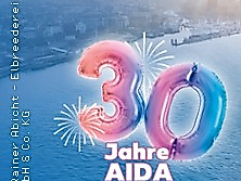 Begleitfahrt zum 30. AIDA Jubiläum