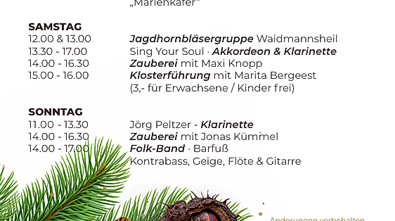 Martinsmarkt Programm