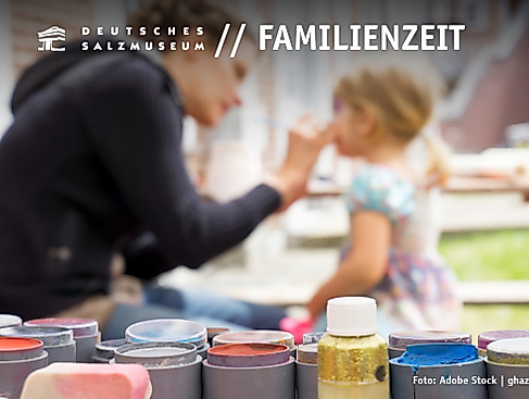 Familienzeit im Deutschen Salzmuseum: Kinderschminken