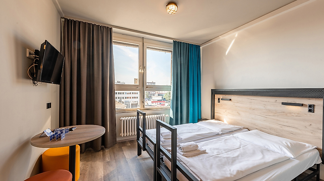 Hotel A&O Hamburg City: Doppelzimmer