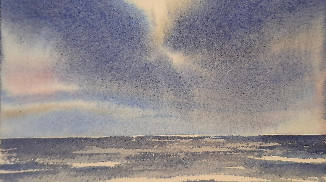 Nass in Nass-Techniken gehören auch in diesen Teil des Aquarellbasiskurses.