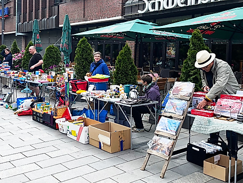 Flohmarkt Wandseterrassen