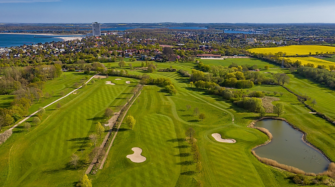Überblick über den Golfplatz