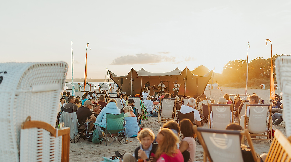 Musik im Strandkorb Pelzerhaken 2023 Überblick © TALB Joelle Dörnath