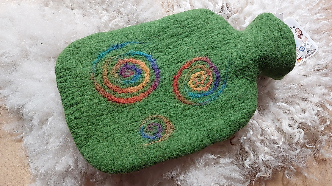 Kreativworkshop: Wärmflaschenhüllen filzen