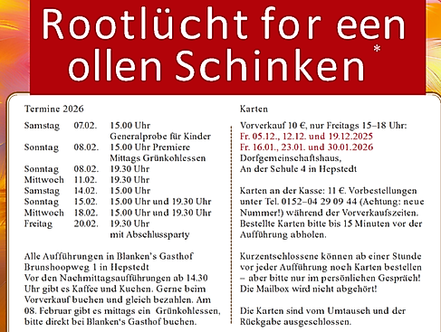 Plattdeutsches Theater in Hepstedt