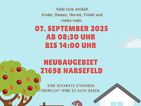 Flohmarkt Harsefeld Neubaugebiet