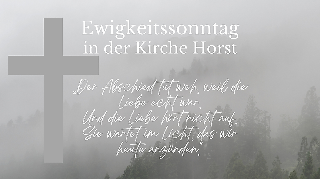 Ewigkeitssonntag ST. Jürgen Horst