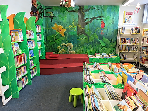 Der Kinderbereich in der Bücherhalle Fuhlsbüttel