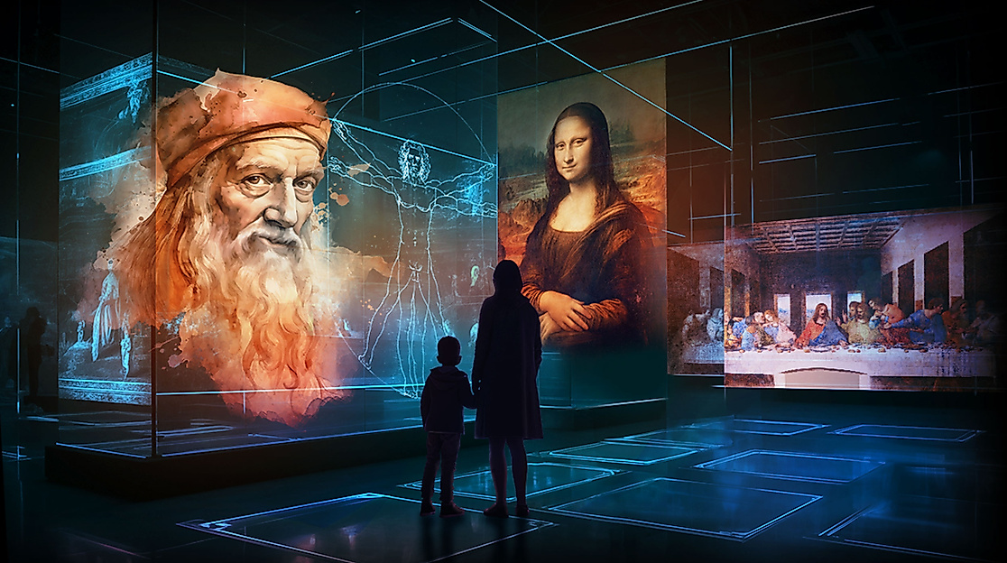 Leonardo da Vinci: Immersive Ausstellung in den Gaußhöfen
