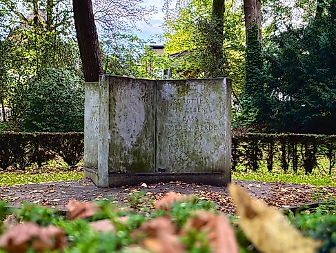 Das Mahnmal am Kriegerdankweg