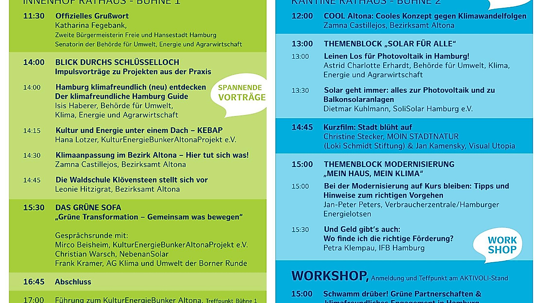 Flyer Klimatag Altona