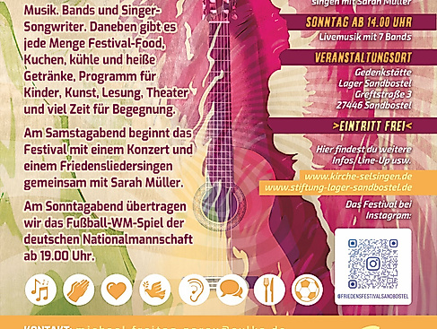 FriedensFestival in der Gedenkstätte Lager Sandbostel