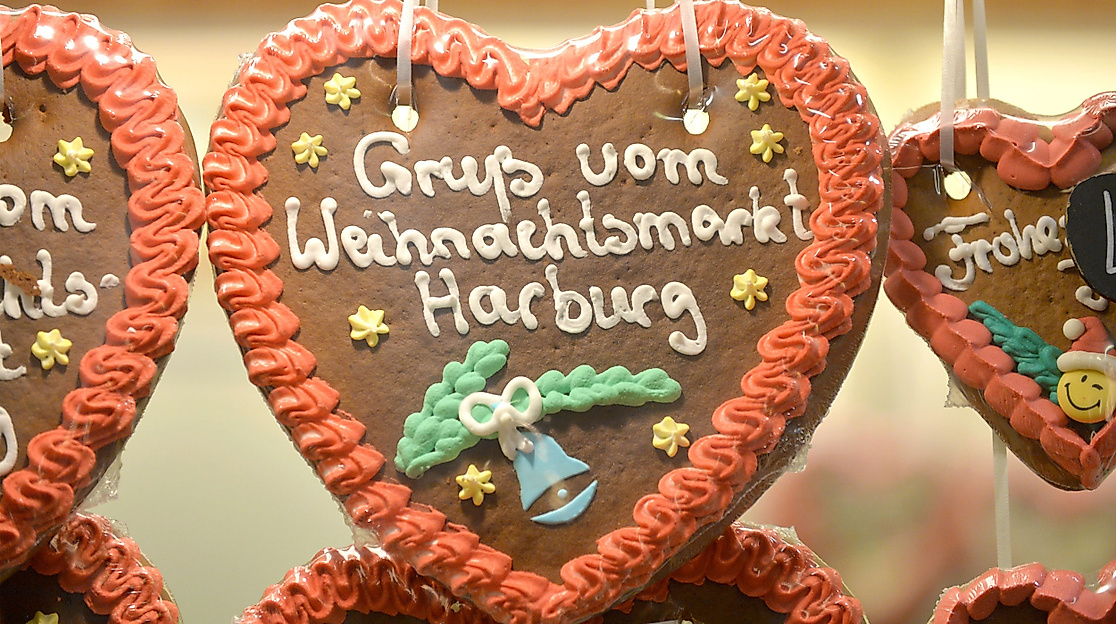 Lebkuchenherz Harburger Weihnachtsmarkt